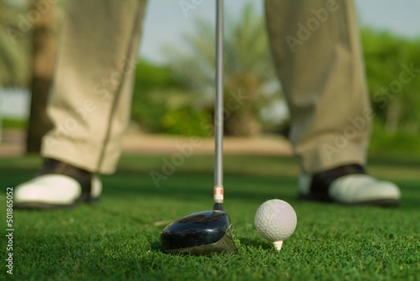 Obraz Golfer Teeing off