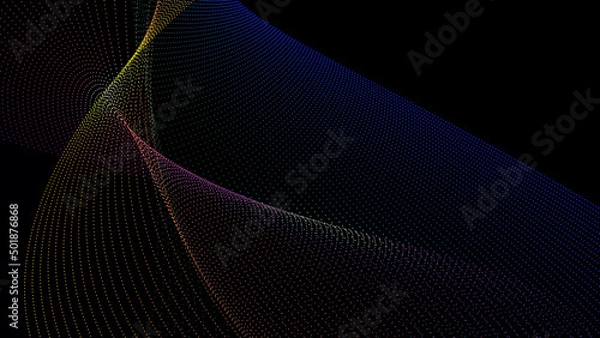 Fototapeta Background, AI, Gamma Technology Artificial Intelligence, Circular HUD, Communication technology, Futuristic concept, Future innovation concept