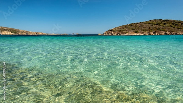 Fototapeta Turredda beach, Sardinia, in a summer day