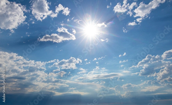 Obraz sunburst sky replacement
