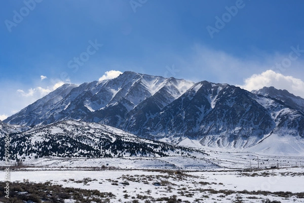 Obraz snow covered mountains