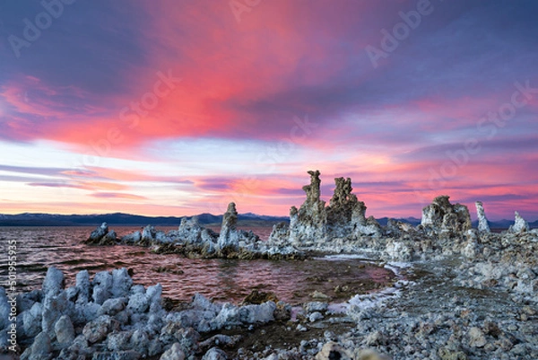 Obraz Sunset on Mono lake