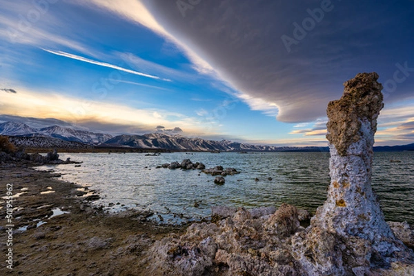 Obraz sunrise over mammoth lake