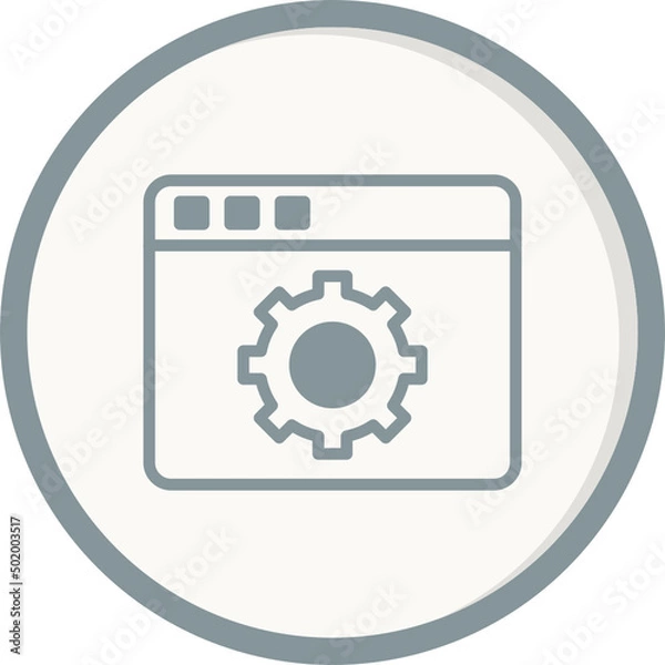 Fototapeta Web Settings  Icon