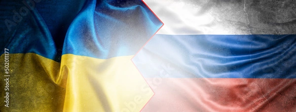 Fototapeta War Ukraine and russia 2022