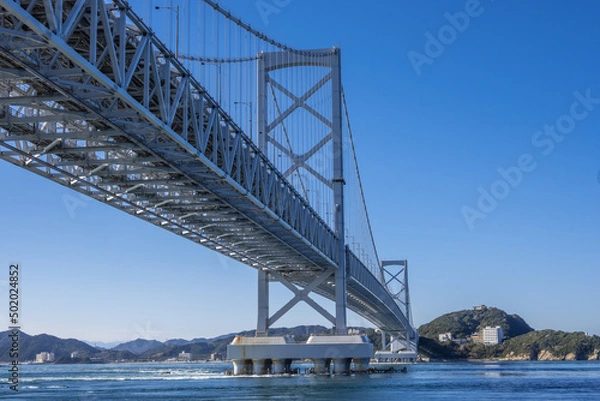 Fototapeta 鳴門海峡　鳴門大橋