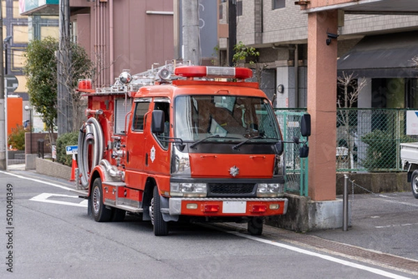 Fototapeta 消防車