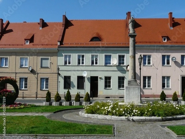 Obraz PYSKOWICE , POLSKA -RYNEK