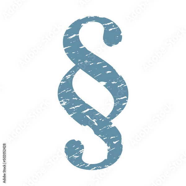 Fototapeta Vector symbol of paragraph isolated on white