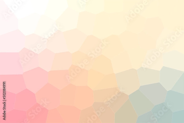 Fototapeta Colorful pastel low poly rock texture pattern background.