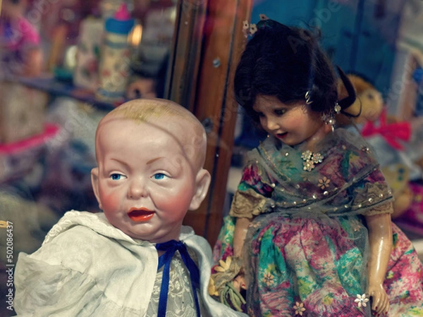 Obraz Evil antique doll