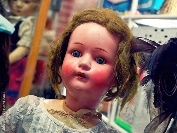 Obraz Evil antique doll