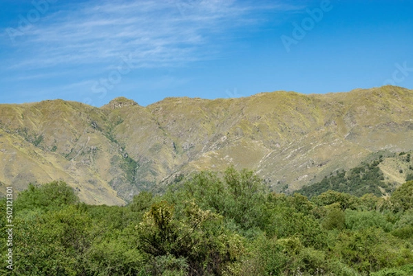Fototapeta Landscape with mountains.