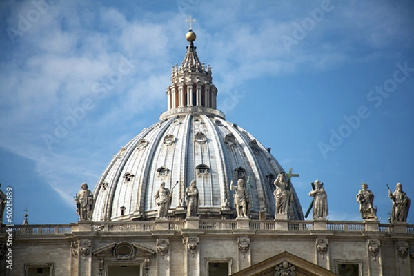 Obraz Cupola San Pietro, Roma