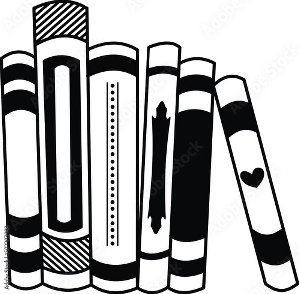 Obraz Books Vector Illustration File