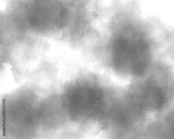 Obraz 雲の水彩イラスト　背景　