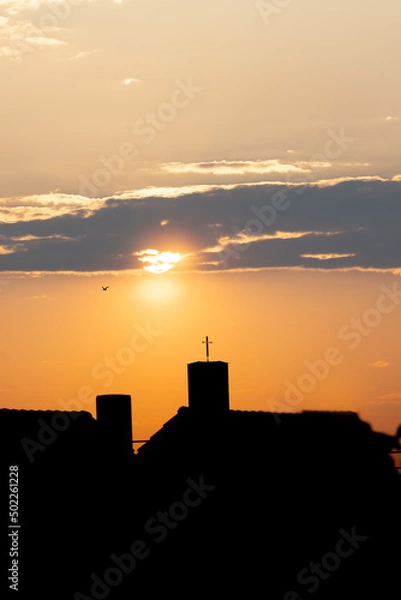 Fototapeta Church Sunset