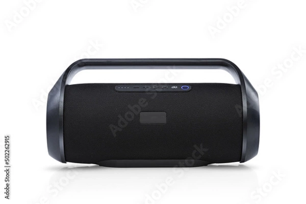 Obraz Bluetooth speaker isolated on white  background