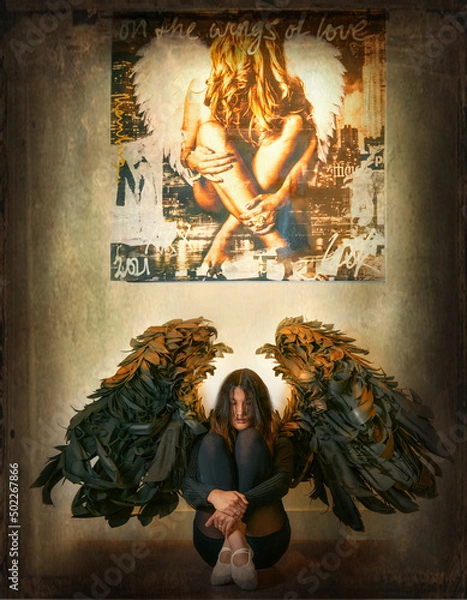 Obraz Beautiful girl  in Fine Art Style 