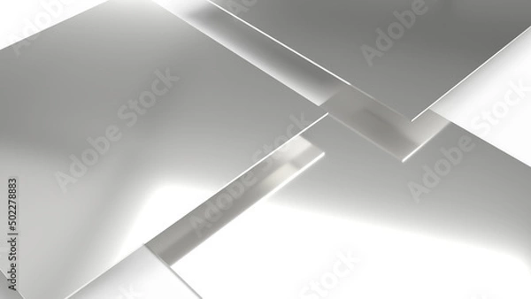 Obraz 
Realistic 3D Metalic Square Background