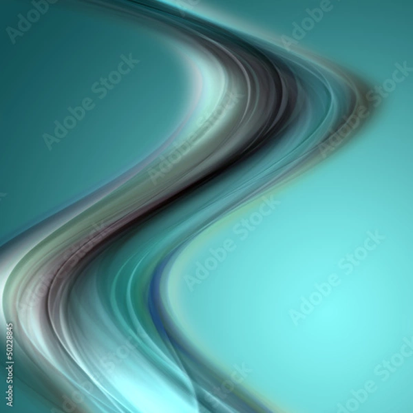Obraz Abstract elegant wave background design with space for your text