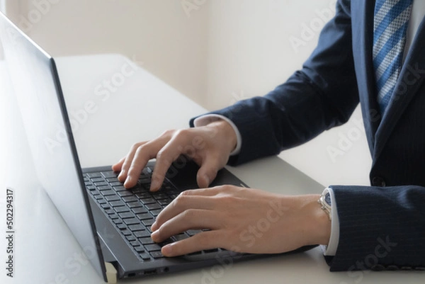 Obraz 仕事中のビジネスマン