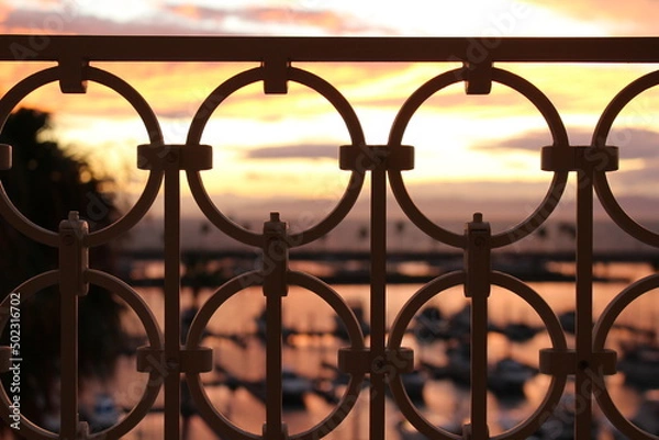 Obraz 先越しのサンセットマリーナ