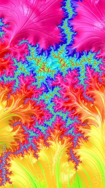 Fototapeta Digitally generated 3D background