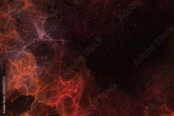 Fototapeta Alcohol ink abstract background