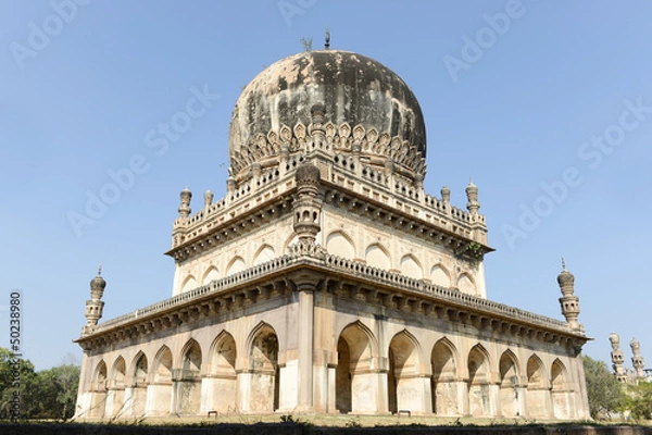 Obraz Hyderabad, India landmark, the Qutb Shahi Tombs