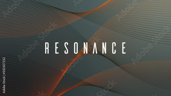 Fototapeta Abstract Dynamic Waves Vector Illustration