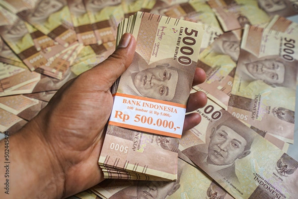 Obraz Money in the form of a rupiah Indonesia "Rp5000"