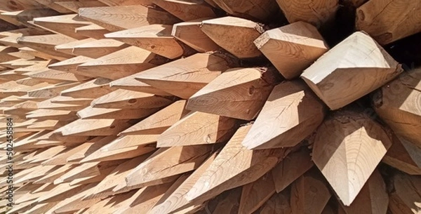 Obraz stack of firewood