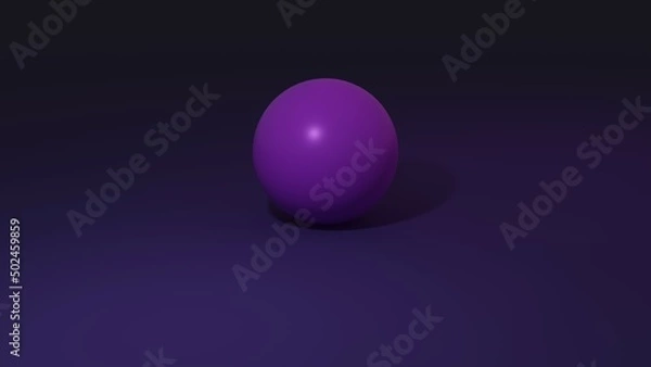 Obraz purple ball background