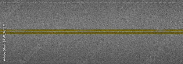 Obraz Empty road lines | traffic lines