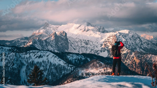 Obraz Bergpanorama im Winter