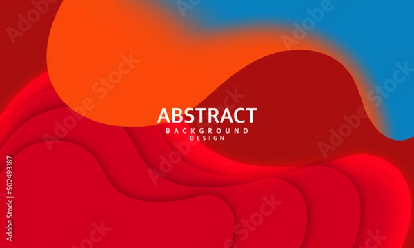 Fototapeta gradient color abstract background, vector illustration, website