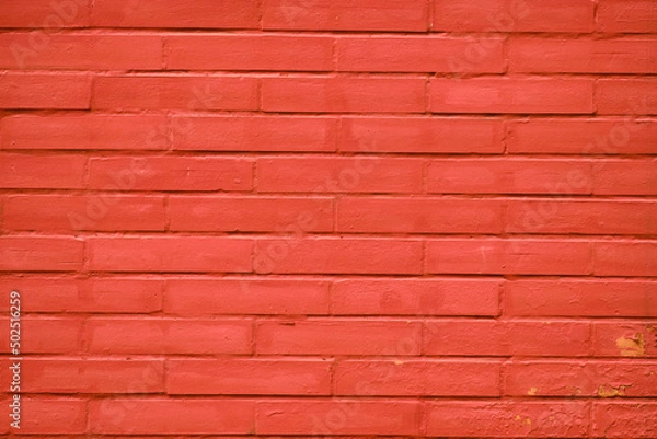 Obraz red brick wall background