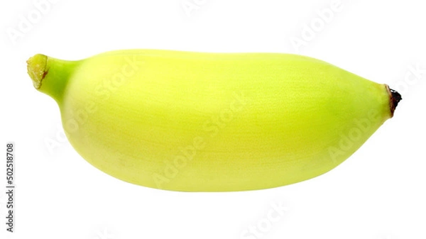 Fototapeta tropical banana fruit isolated on white background