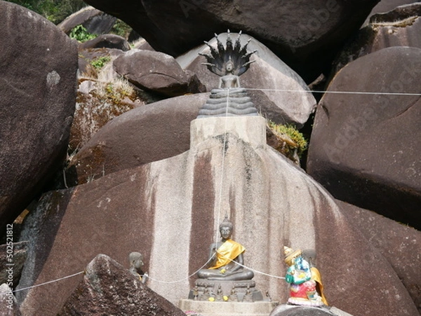 Fototapeta buddha statue in the temple