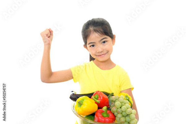 Fototapeta 笑顔の女の子