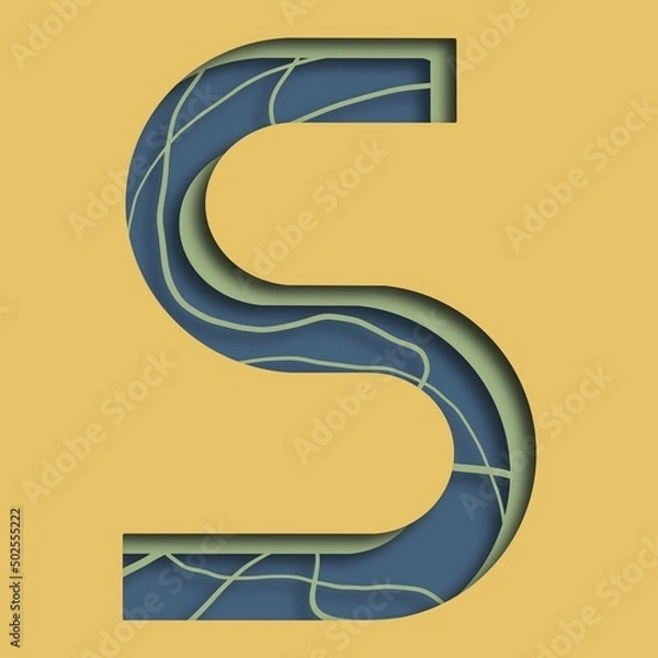 Obraz alphabet letter s