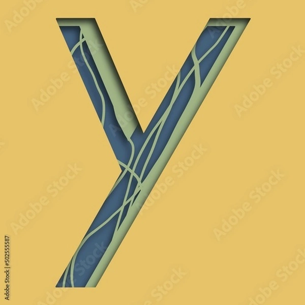 Obraz alphabet letter y