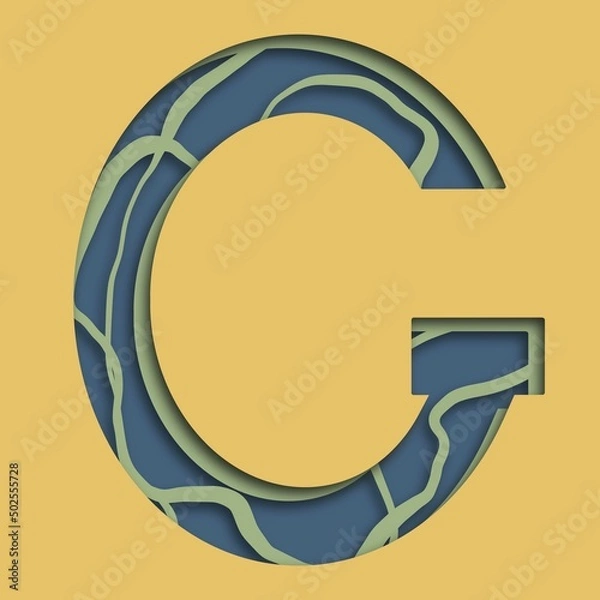 Obraz alphabet letter g