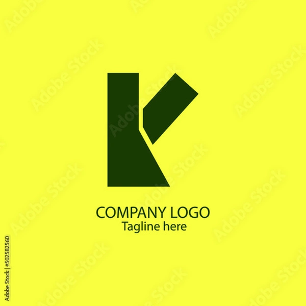 Obraz logo monogram letter LK for business