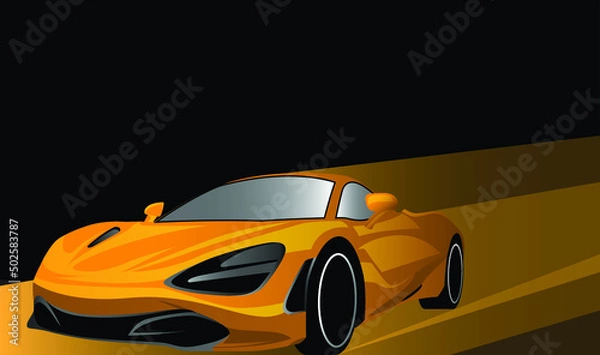 Obraz Vector High Speed Super Car