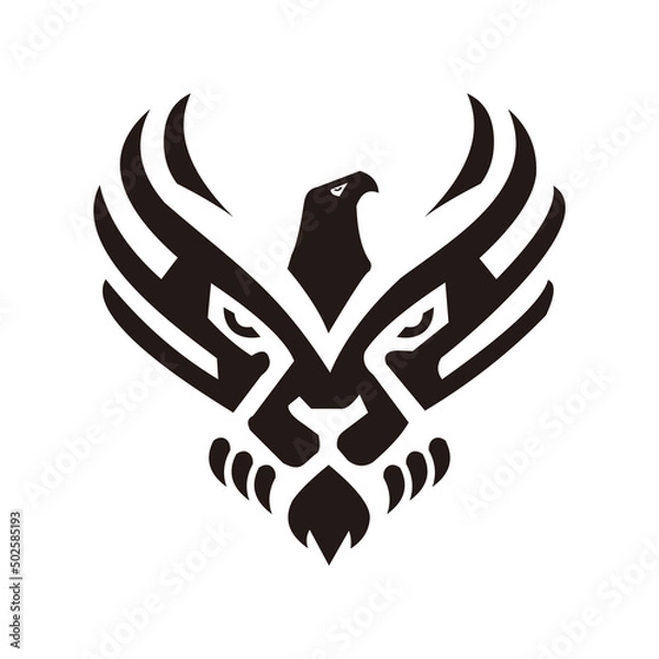 Obraz Lion and Eagle Logo Design
