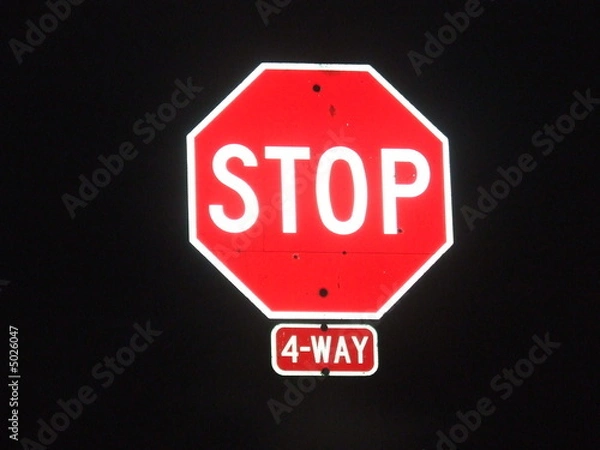 Obraz stop sign