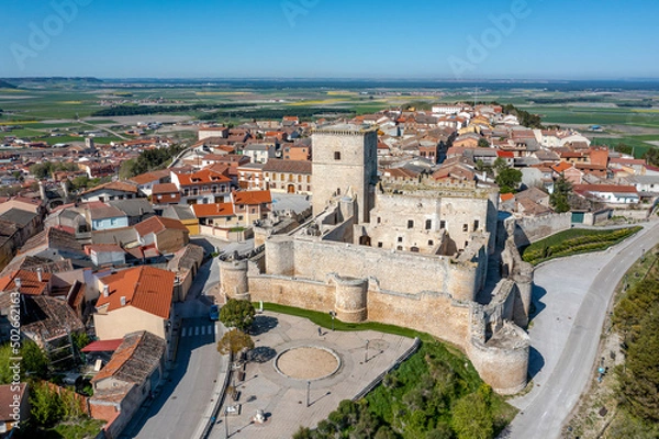 Obraz Image of Castle at Portillo Valladolid Castilla y Leon Spain