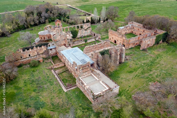 Obraz Monastery of Moreruela in Zamora in Spain